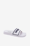 Klapki Męskie WRANGLER AVERELL SLIDER MEN LOW 20251042.1FG Białe