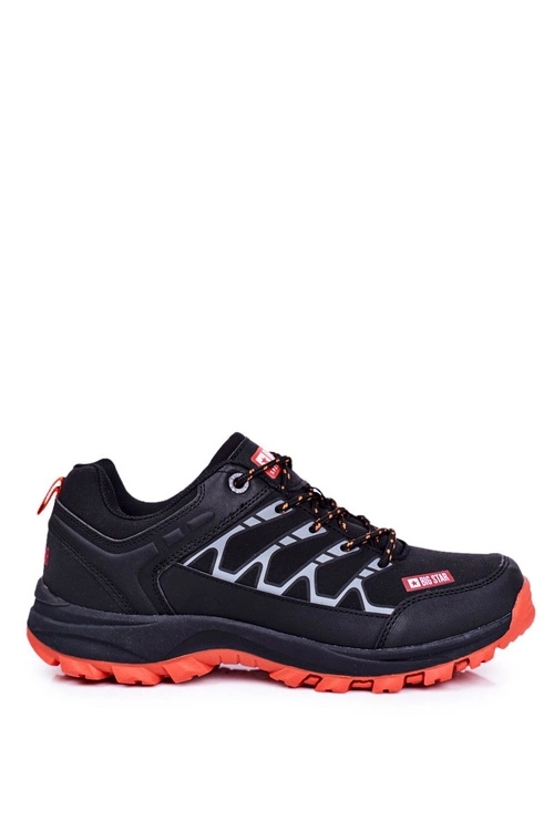 Trekkingowe Męskie Buty Big Star Czarne GG174560