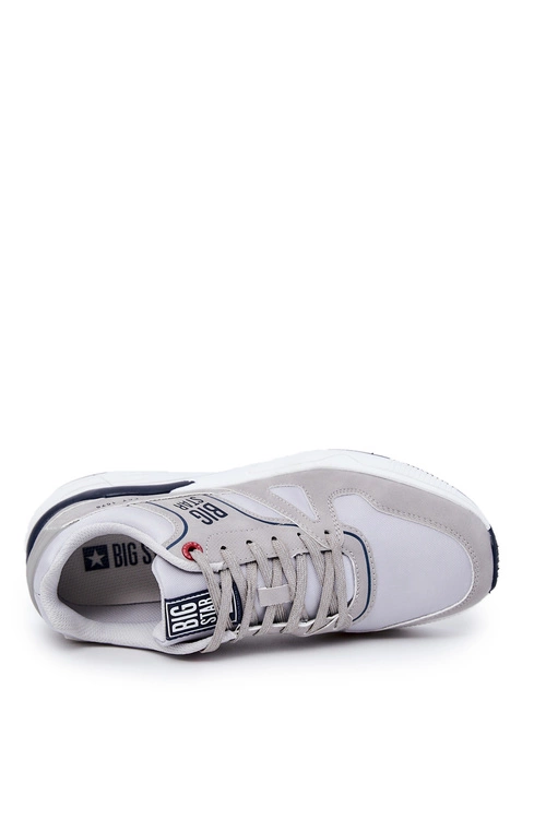 Męskie Sneakersy Big Star JJ174276 Szare