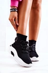 Damskie Sportowe Buty Skarpetkowe Czarne KeSports