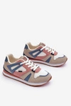 Wygodne Damskie Sneakersy Memory Foam Big Star LL274951 Niebieskie