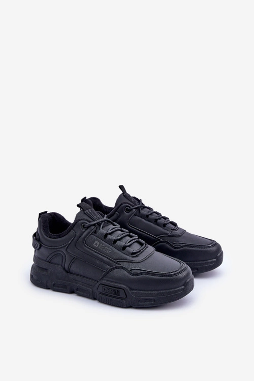 Ocieplane Męskie Sneakersy Big Star OO174584 HI-POLY SYSTEM Czarne