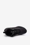Ocieplane Sneakersy Męskie Czarne Big Star MM174156