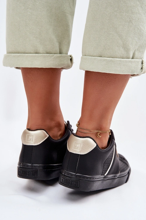 Sneakersy Damskie Ażurowe Big Star TT274290 Czarne