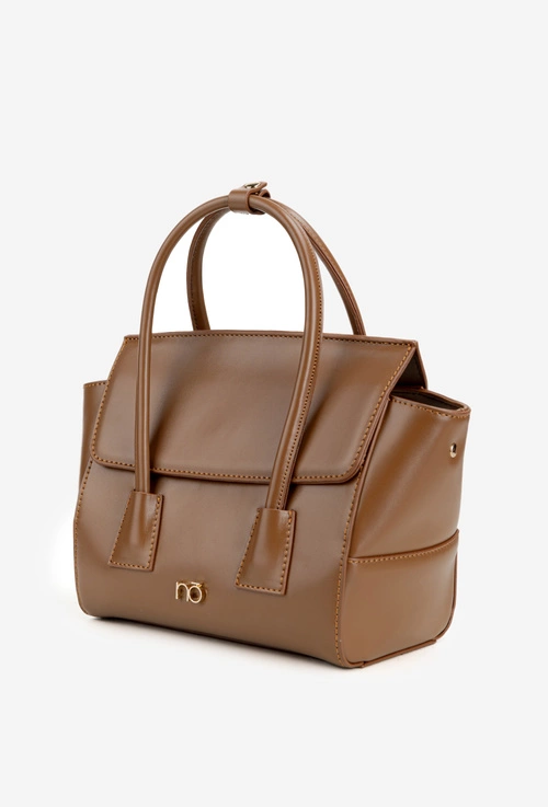 Mała Torebka Kuferek NOBO BAG5800-M17 Jasnobrązowa