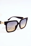 Damskie Okulary Przeciwsłoneczne Ombre V120026 Czarno-Złote