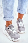 Damskie Sportowe Buty Sneakersy Big Star GG274211 Szare
