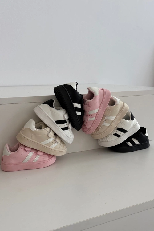 Dziecięce Buty Sportowe Sneakersy Z Eko Skóry Czarne Renel