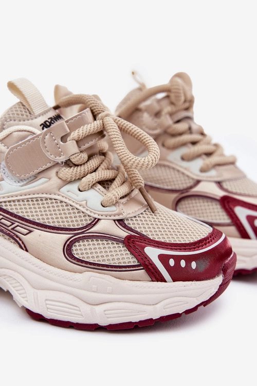 Sneakersy Dziecięce Na Grubej Podeszwie Złote Xairana