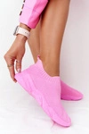 Damskie Sportowe Buty Slip-on Fuksja Yoga Class
