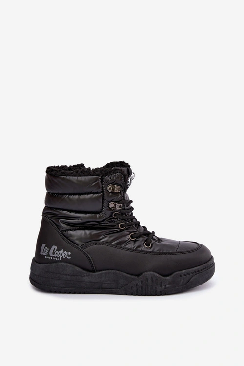 Sznurowane Śniegowce Trapery Lee Cooper LCJ-44-4562 Czarne