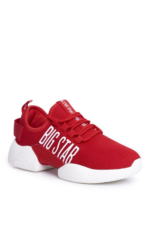 Damskie Sportowe Obuwie Big Star Czerwone FF274279
