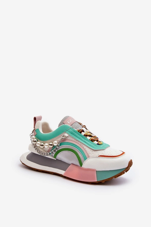 Sneakersy Damskie Z Ozdobą GOE NN2N4048 Multikolor