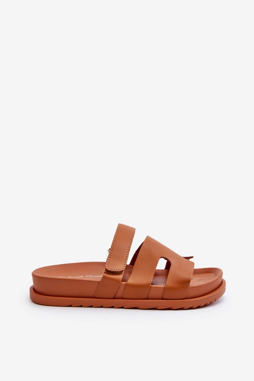 Klasyczne Klapki Damskie Camel Molie