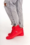 Damskie Wysokie Trampki Big Star FF274580 Czerwone