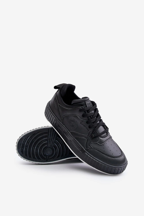 Sneakersy Męskie Z Eko Skóry Big Star OO174004 Czarne