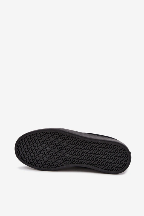 Zamszowe Ocieplane Sneakersy Męskie Big Star UU174118 Czarne