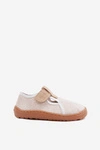 Kapcie Dziecięce Na Rzep Błyszczące Barefoot Froddo Cannvas G1700439-3 Złote