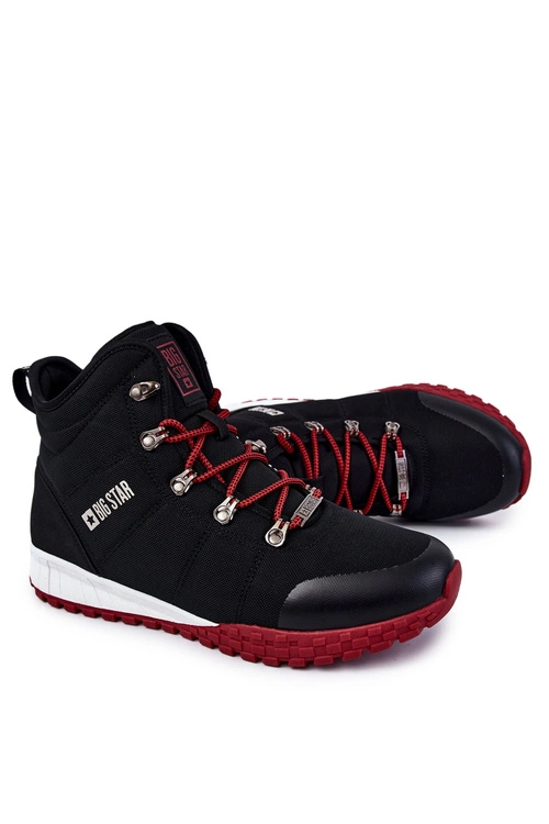 Męskie Buty Trekkingowe Memory Foam Big Star KK174112 Czarne