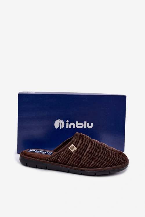 Kapcie Męskie Inblu 91000034 Brązowe