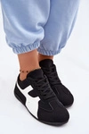 Sneakersy Damskie Czarne Maple