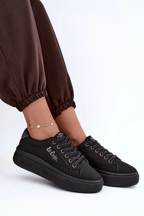 Trampki Na Platformie Lee Cooper LCJ-26-44-4560 Czarne
