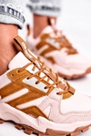 Damskie Sneakersy Big Star Beżowe GG274664