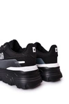 Męskie Sportowe Buty Memory Foam Big Star HH174209 Czarno-Niebieskie