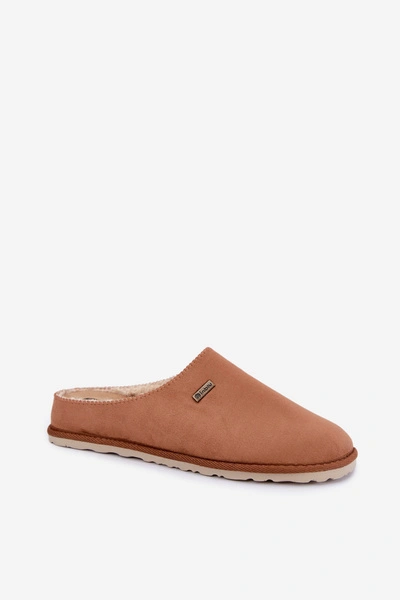 Obuwie Domowe Kapcie Damskie Inblu CS000034 Camel