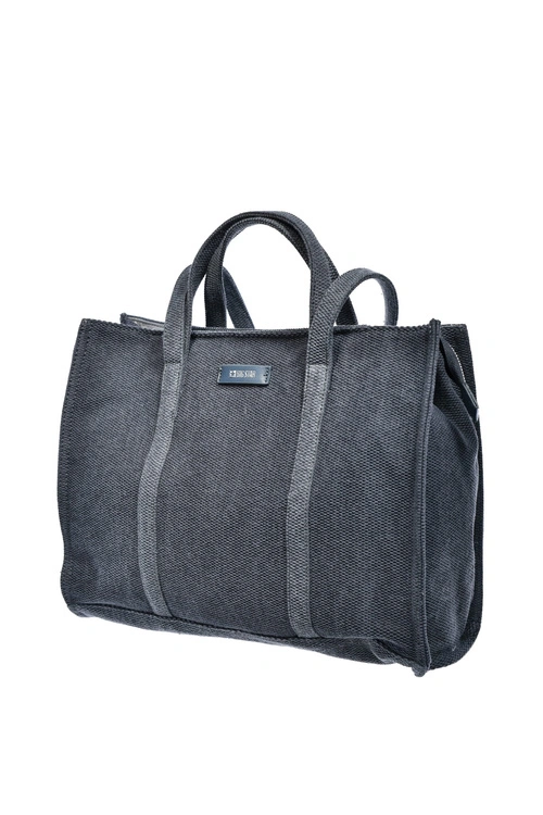 Torebka Na Zamek Typu Shopper Big Star RR574072 Grafitowa